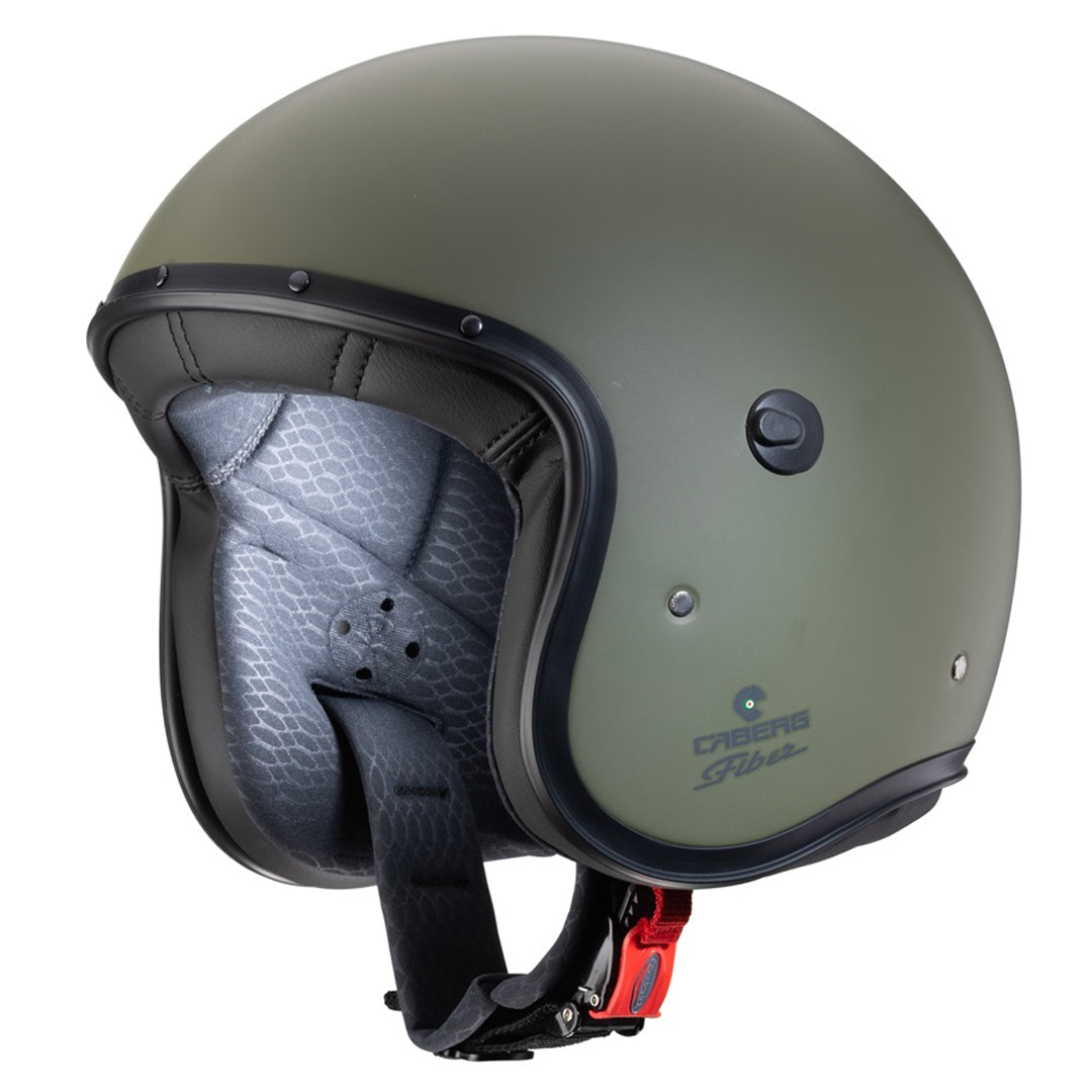 Freeride Matt Green Motorbike Helmet