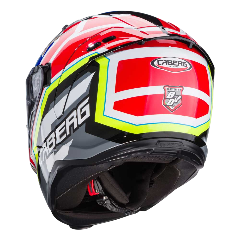 Avalon X Track Black, Yellow, Red & Blue Motorcycle Helmet
