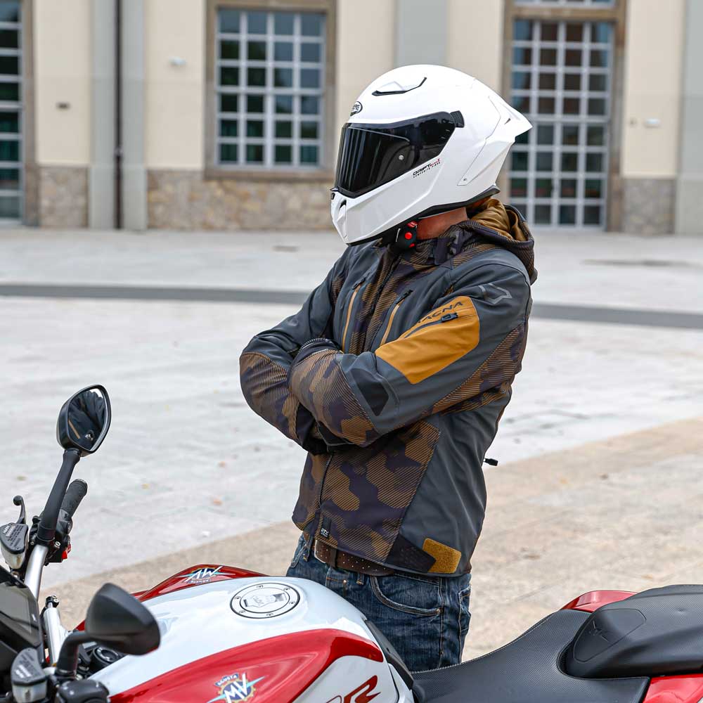 Drift Evo II White Motorcycle Helmet
