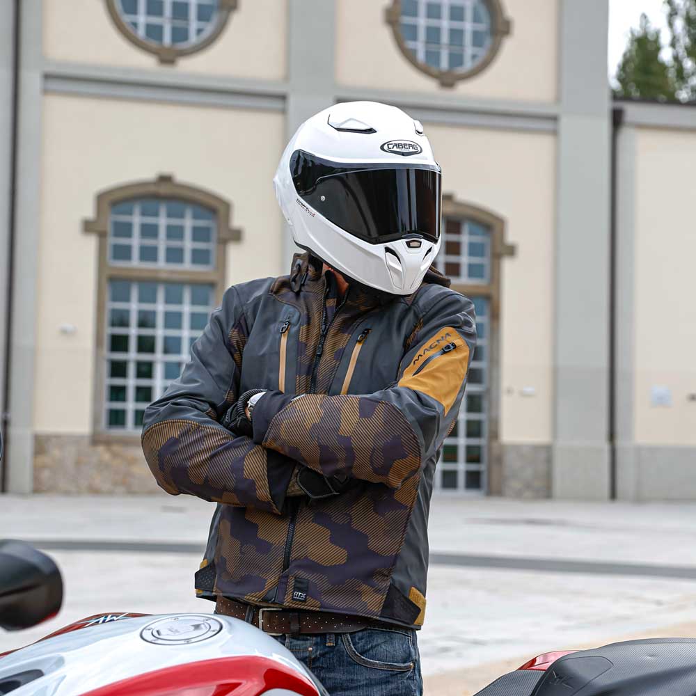 Drift Evo II White Motorcycle Helmet