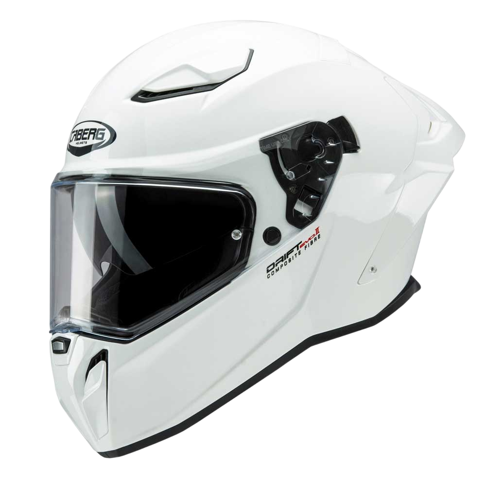 Drift Evo II White Motorcycle Helmet