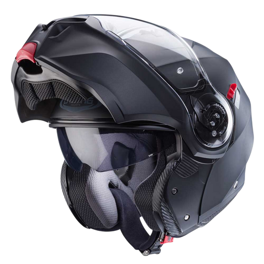 Duke Evo Matt Black Motorbike Helmet
