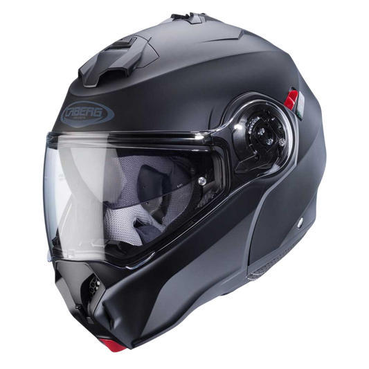 Duke Evo Matt Black Motorbike Helmet