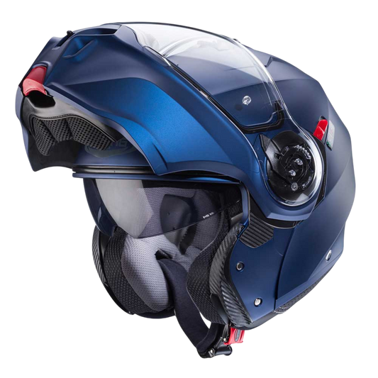 Duke Evo Matt Blue Yama Motorbike Helmet