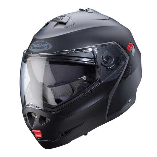 Duke X Matt Black Motorbike Helmet