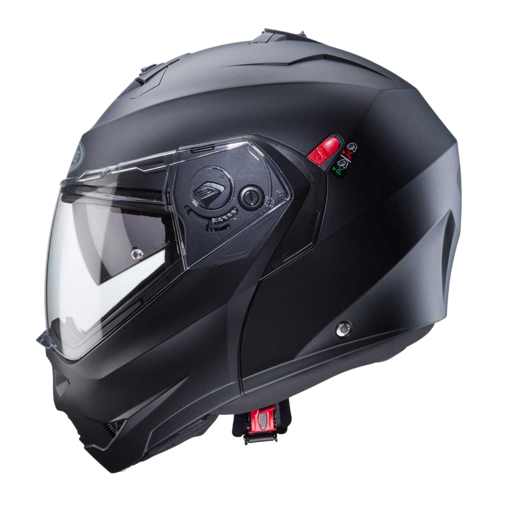 Duke X Matt Black Motorcycle Helmet