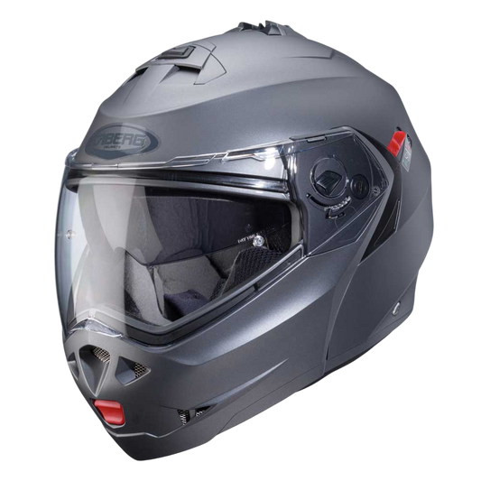 Duke X Matt Gun Metal Motorbike Helmet