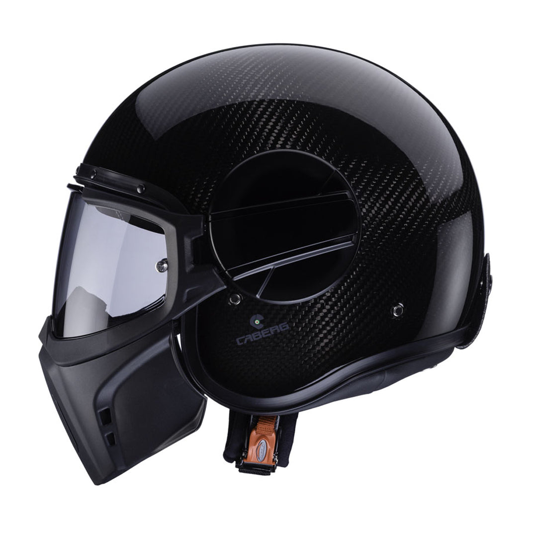 Ghost Carbon Open Face Motorbike Helmet