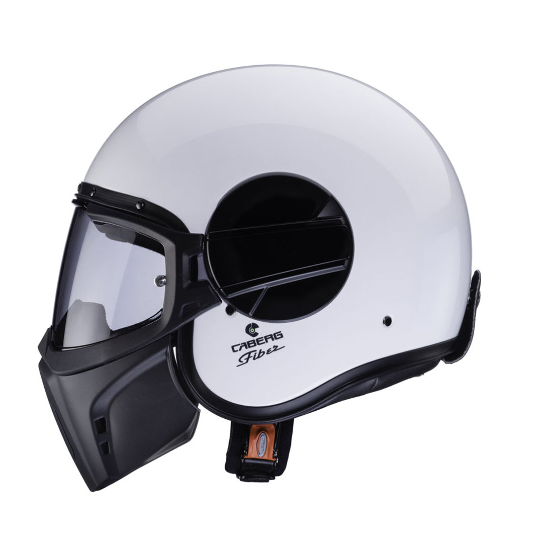 Ghost White Open Face Motorbike Helmet