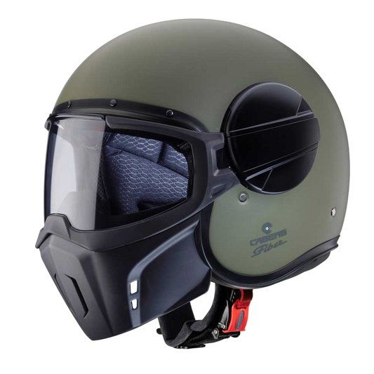 Ghost X Military Green Motorbike Helmet