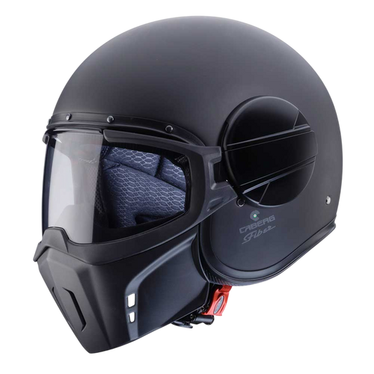Ghost X Matt Black Motorbike Helmet