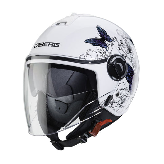 Riviera V4 Muse White Open Face Motorbike Helmet