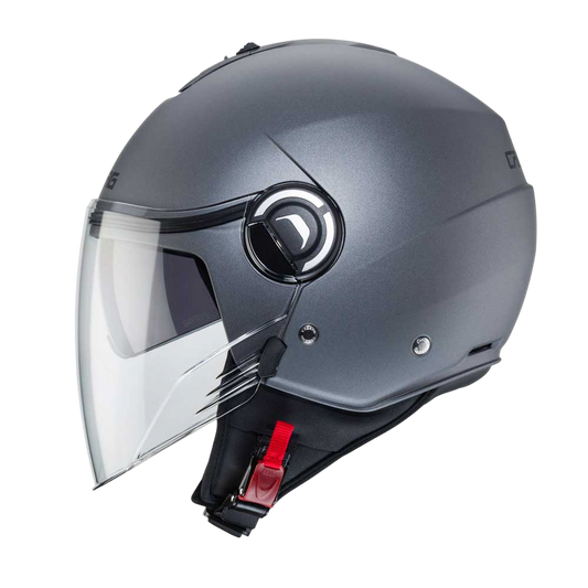 Riviera V4 X Matt Gun Metal Motorbike Helmet