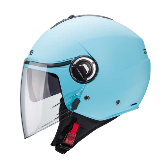 Riviera V4 X Matt Light Blue Motorbike Helmet