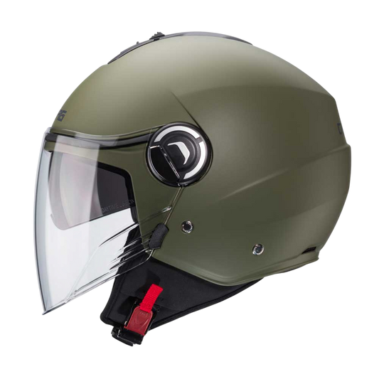 Riviera V4 X Matt Military Green Motorbike Helmet