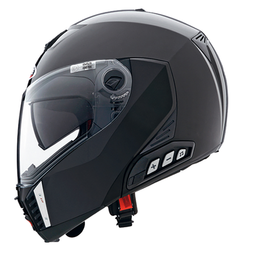 Sintesi Metal Black Flip Up Motorbike Helmet