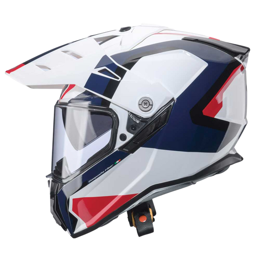 Tanami graphic full face motorbike helmet side view