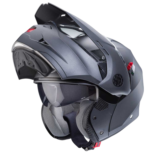 Tourmax X Matt Gun Metal Motorbike Helmet