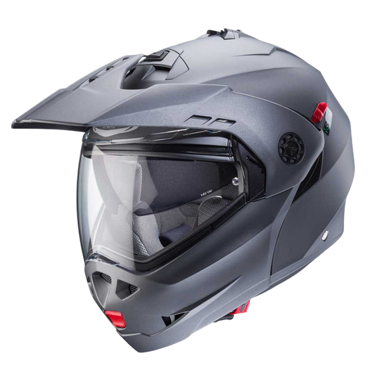 Tourmax X Matt Gun Metal Motorbike Helmet