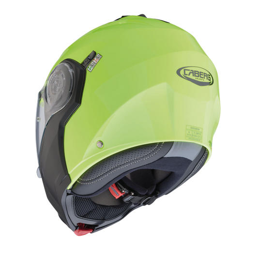 Droid Hi Viz Flip Up Motorbike Helmet