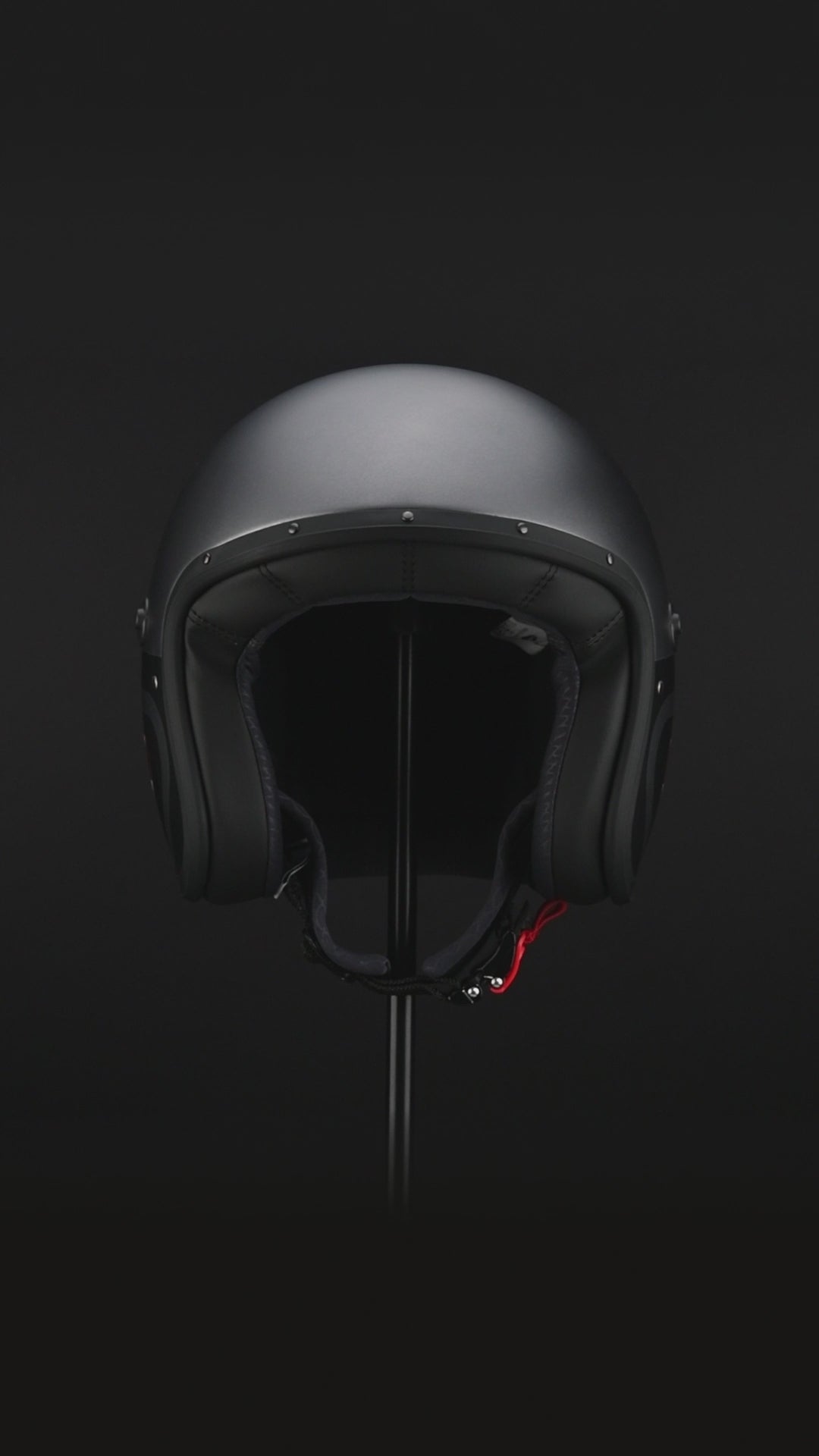 360 degree video of gun metal grey open face freeride x caberg helmet