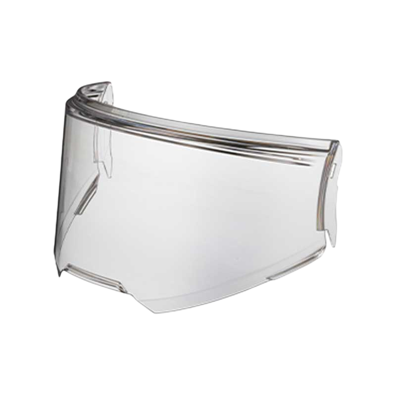 Clear visor on a white background