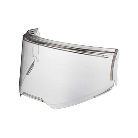 Clear visor on a white background