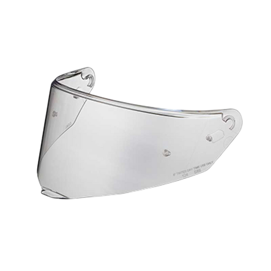 Clear helmet visor for caberg roxter on a white background