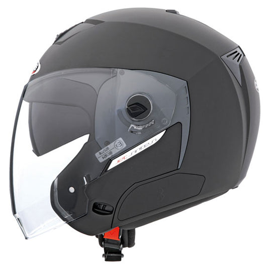 Jet Sintesi Matt Black Motorbike Helmet