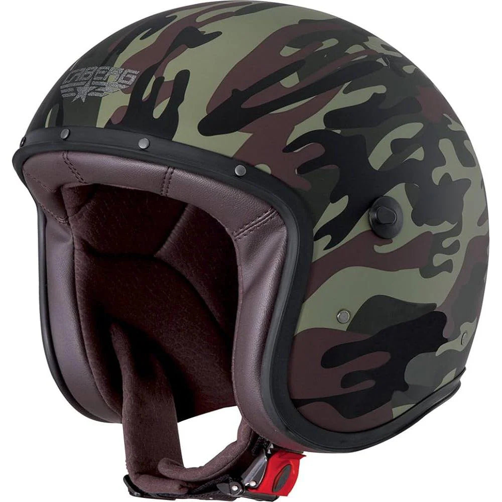 Freeride Commander Green Camo Motorbike Helmet
