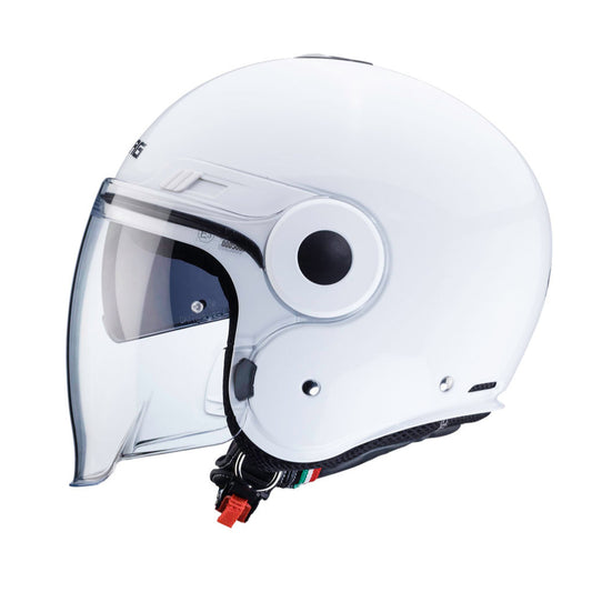 Uptown White Open Face Motorbike Helmet