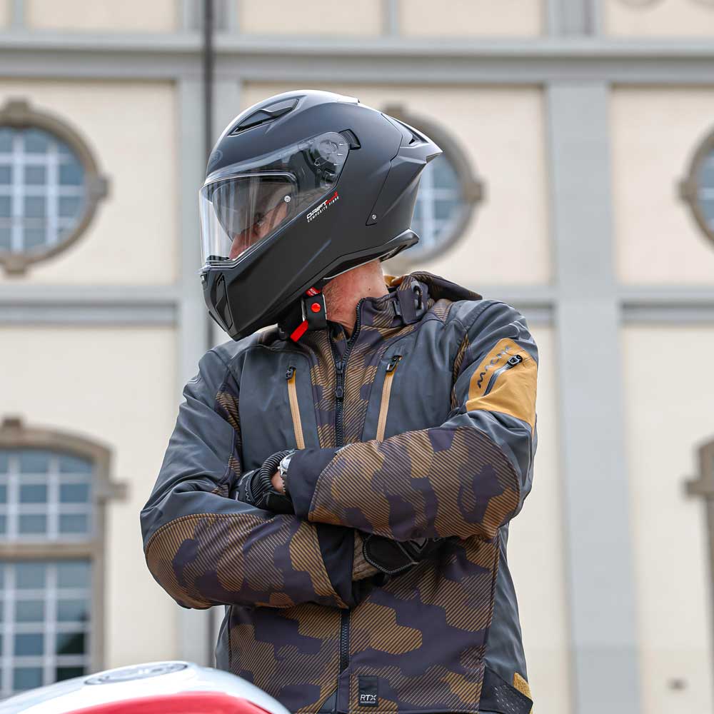 Drift Evo II Matt Black Motorcycle Helmet