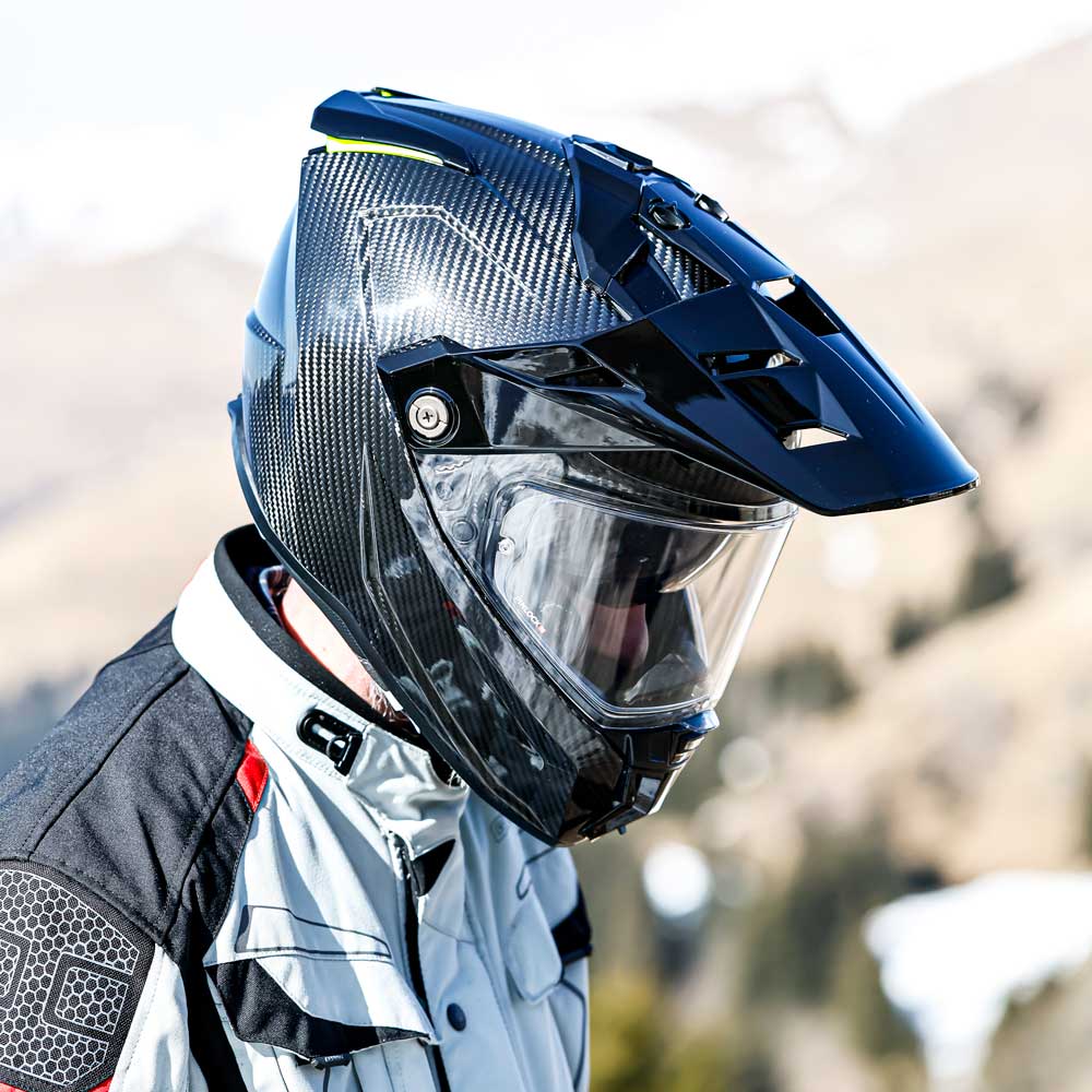 Tanami Carbon Black Motorcycle Helmet