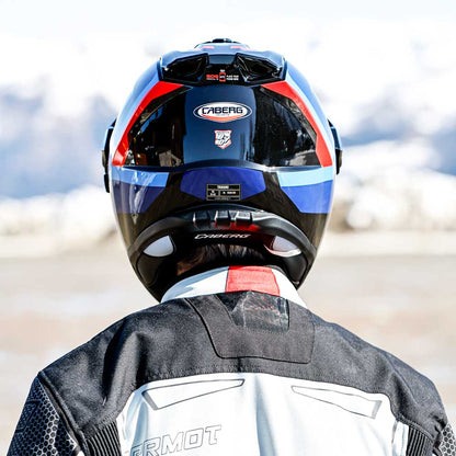 Tanami Scram Black, Red & Blue Motorcycle Helmet