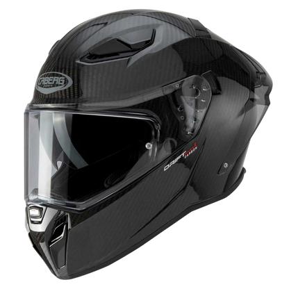 Drift Evo II Black Full Face Motorcycle Helmet (Carbon)