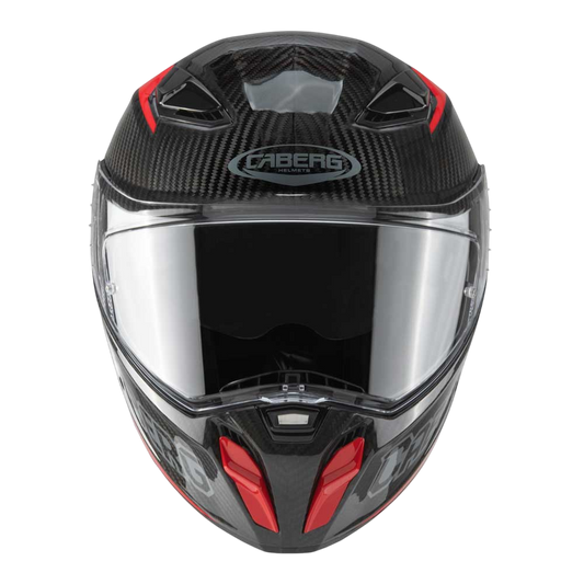 Drift Evo II Nova Red Motorcycle Helmet (Carbon)