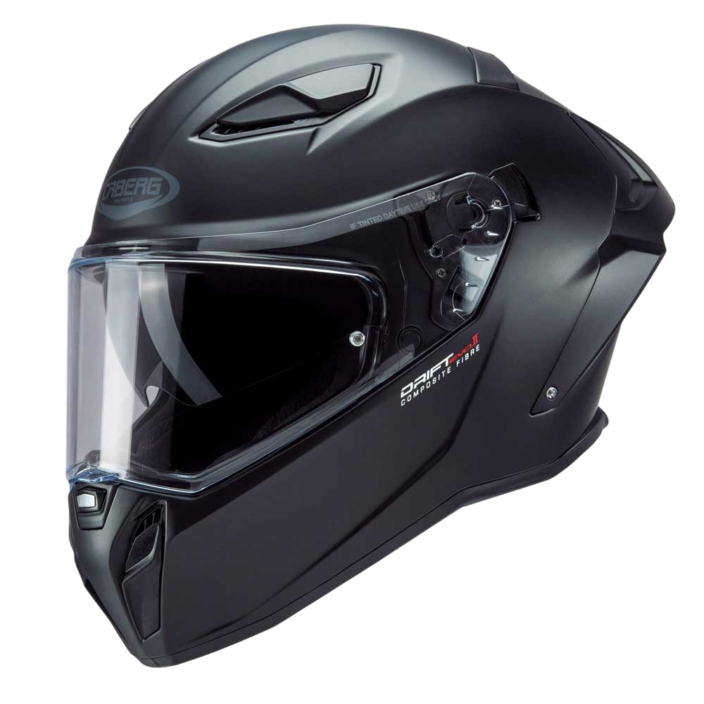 Drift Evo II Matt Black Motorcycle Helmet