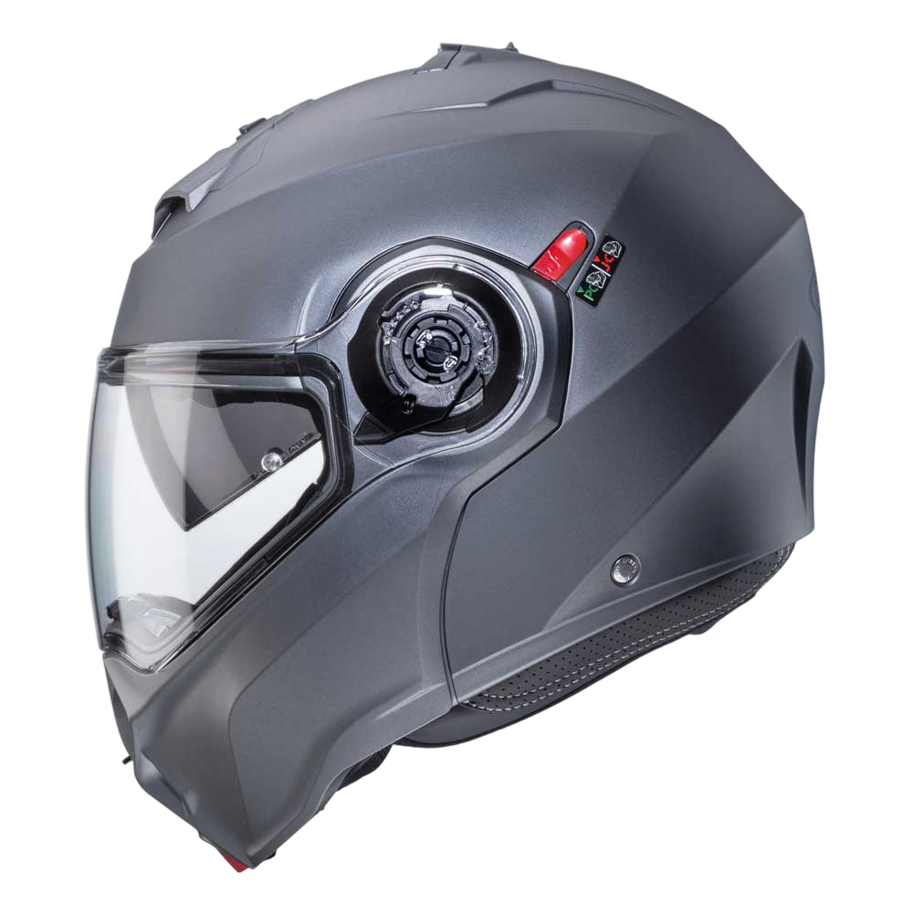 Duke Evo Matt Gun Metal Motorbike Helmet