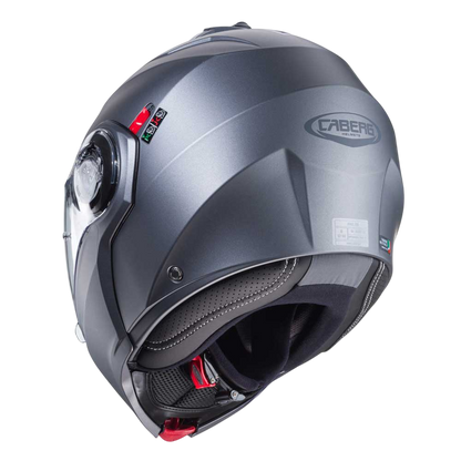 Duke Evo Matt Gun Metal Motorbike Helmet