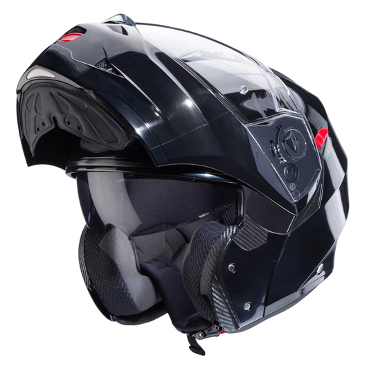 Duke X Smart Black Motorcycle Helmet