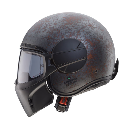 Ghost Rusty Brown Open Face Motorbike Helmet