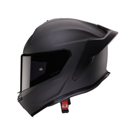 Roxter Matt Black Full Face Motorbike Helmet
