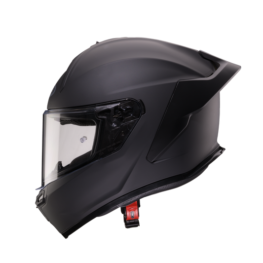 Roxter Matt Black Full Face Motorbike Helmet