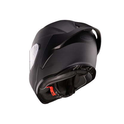Roxter Matt Black Full Face Motorbike Helmet