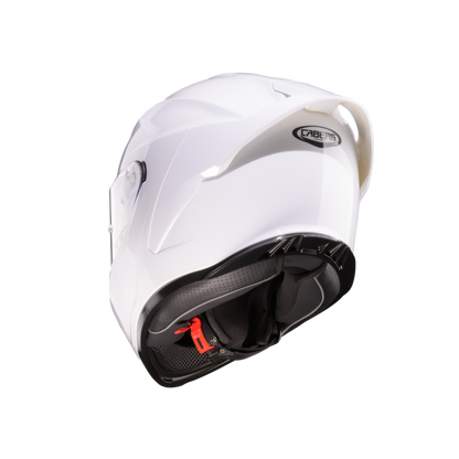 Roxter White Full Face Motorbike Helmet