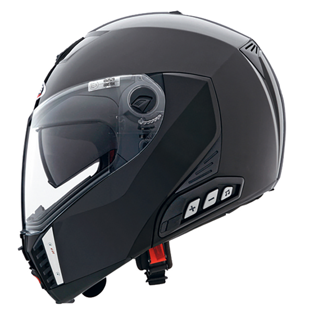 Sintesi Metal Black Full Face Motorcycle Helmet