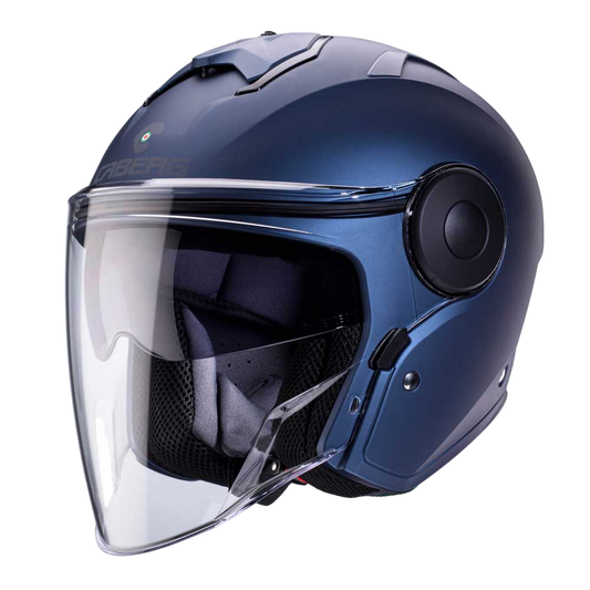 Soho Matt Blue Jeans Motorcycle Helmet