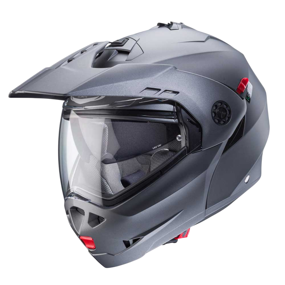 Tourmax X Matt Gun Metal Motorcycle Helmet