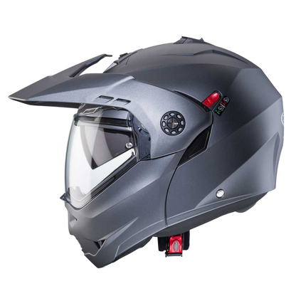Tourmax X Matt Gun Metal Motorcycle Helmet