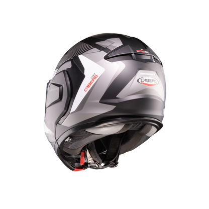 Trip Lunar Matt Black, Grey, White & Anthracite Flip Up Motorbike Helmet